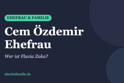 Cem Özdemir Ehefrau